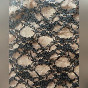 Torrid Black Lace Overlay Cami, Torrid Size 0/Size 12